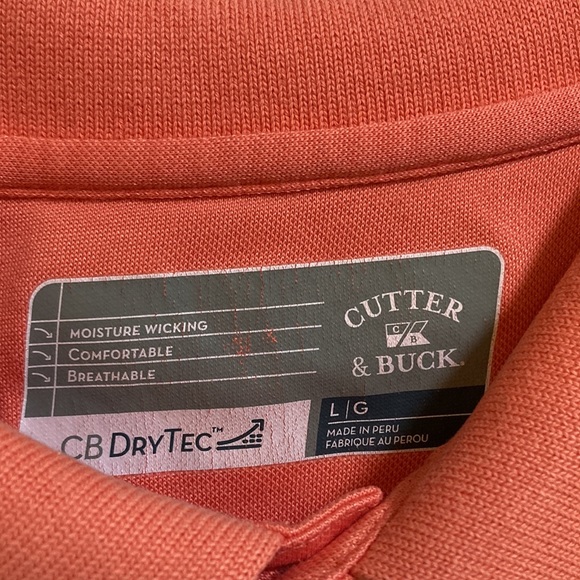 LIKE NEW! MEN’S CUTTER&BUCK DRYTEC POLO GOLF SHIRT! EXCELLENT CONDITION - Picture 2 of 4